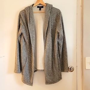 Sweatshirt cardigan hooded